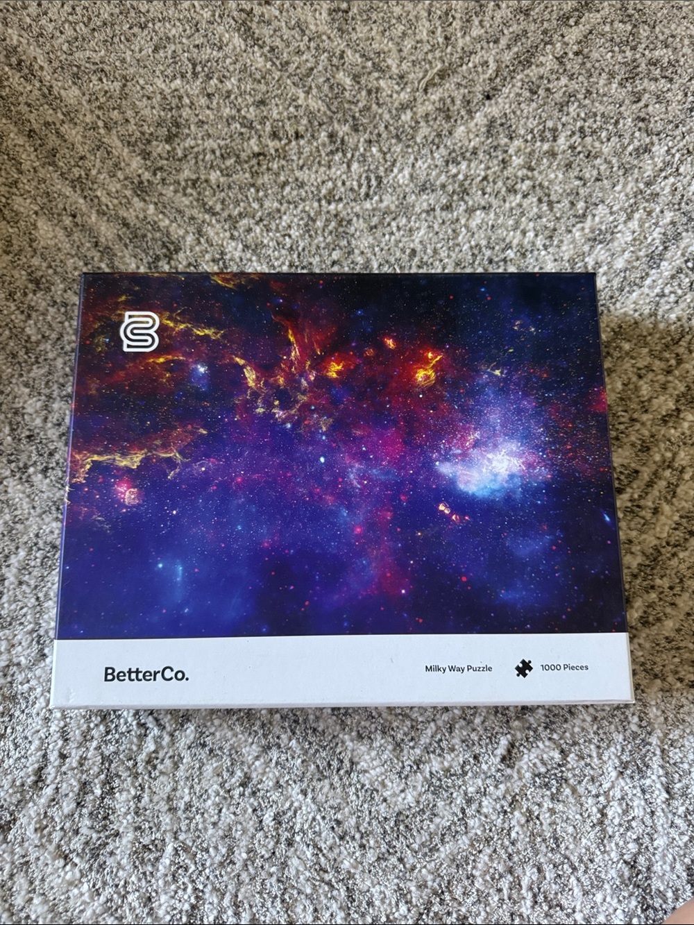Milky Way 1000-Piece Jigsaw Puzzle - Purple Galaxy
